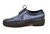 Playboy Wingtip Low Navy Leather & Blue Suede - The British Collection