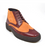 Wingtip Two Tone Lace-Up Leather Shoe from The British Collection
